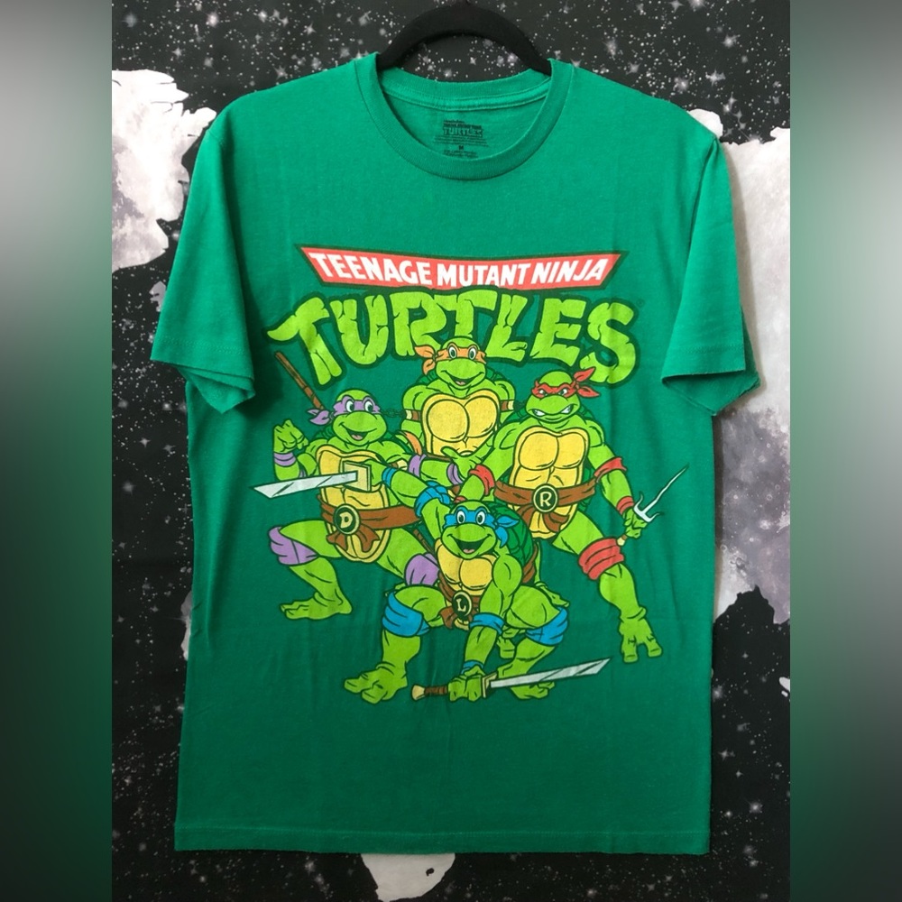 Teenage Mutant Ninja Turtles Green Graphic Tee - Womans Shirt